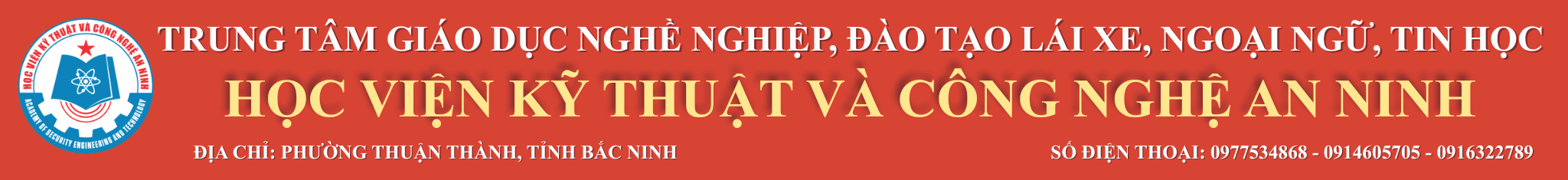 TRUNG TÂM GIÁO DỤC NGHỀ NGHIỆP, ĐÀO TẠO LÁI XE, NGOẠI NGỮ, TIN HỌC